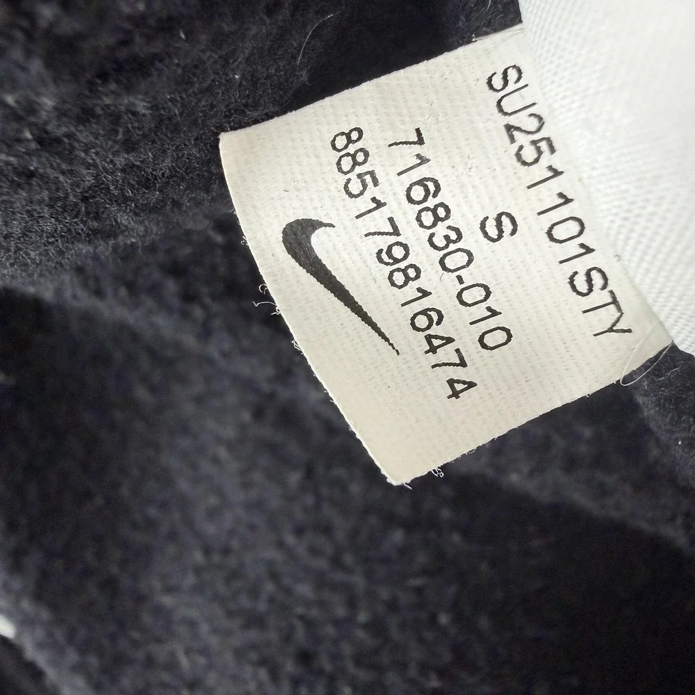 Nike Sweatpants Mens Small‎ Black Fleece Jogger Pants Elastic Waist 716830-010